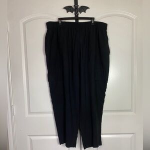 A New Day Deep Black Joggers Working Pockets breathable material NWT 2X